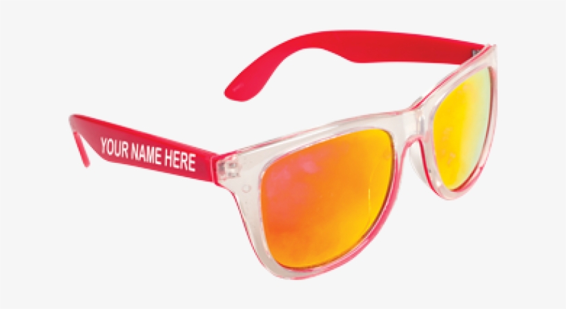 Neon Pink Sunglasses With Revo Lens - Sunglasses, transparent png #3943472