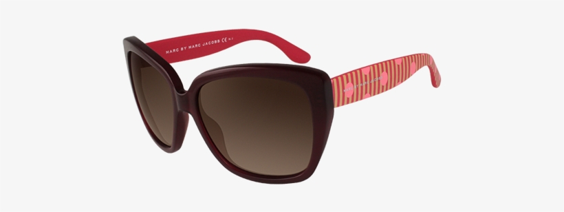 Marc By Marc Jacobs Mmj 358s Red Pink Sunglasses - Marc By Marc Jacobs Mmj 358/s Red Pink Sunglasses, transparent png #3943770