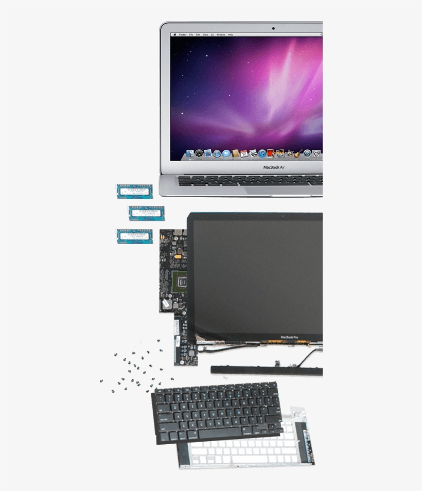 New After A Shattered Screen Or Damaged Frame - Silicone Keyboard Cover For 13.3 Inch, transparent png #3944060