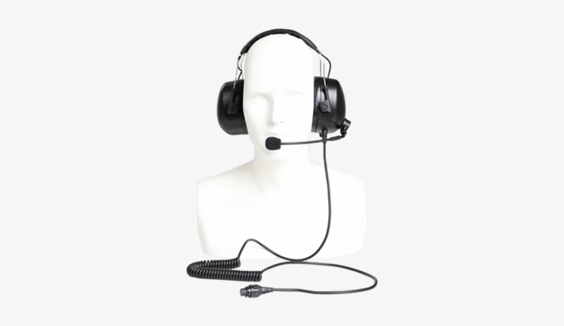 Eca01 Gehörschutz-sprechsatz Mit Sprechtaste - Casque Antibruit Pour Hytera Pd6xx Et X1x, transparent png #3944217