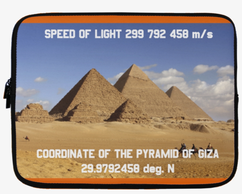 Speed Of Light And The Great Pyramid Of Giza - Giza Necropolis, transparent png #3944349
