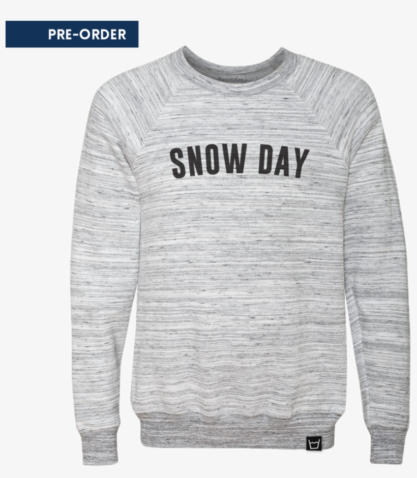 Snow Day Sweatshirt - Bella Canvas Unisex Triblend Sponge Fleece Sweatshirt., transparent png #3944566