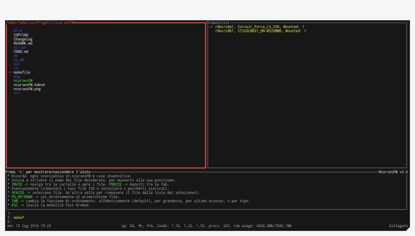 Ncursesfm - Noice File Manager, transparent png #3944568