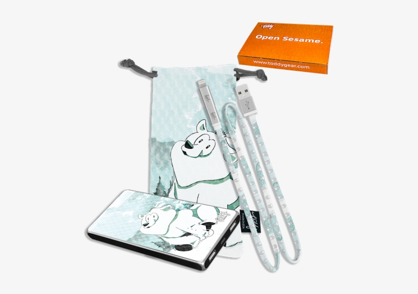 Snow Day Charge & Sync Essentials Tech Gift Set - Sketch, transparent png #3944751