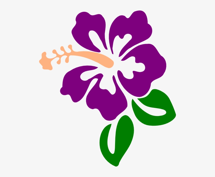 Hibiscus Png - Purple Hibiscus Clip Art, transparent png #3944897