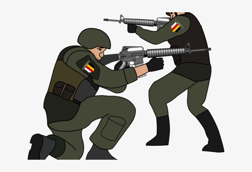 Soldier Clipart Army General - Gambar Kartun Tentara Perang, transparent png #3945331