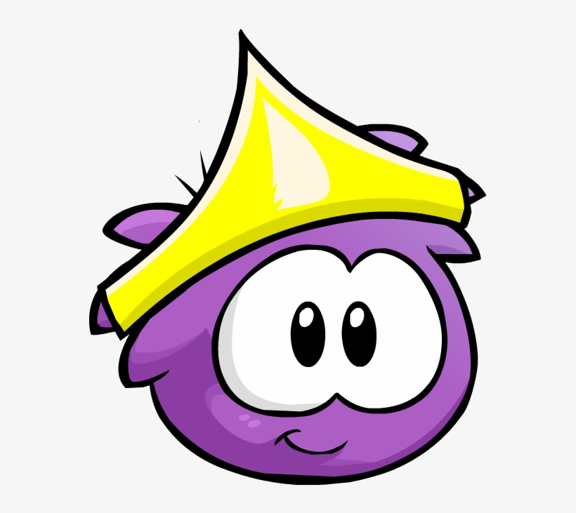 Purple Puffle Tiara - Club Penguin Puffle Morado, transparent png #3945457