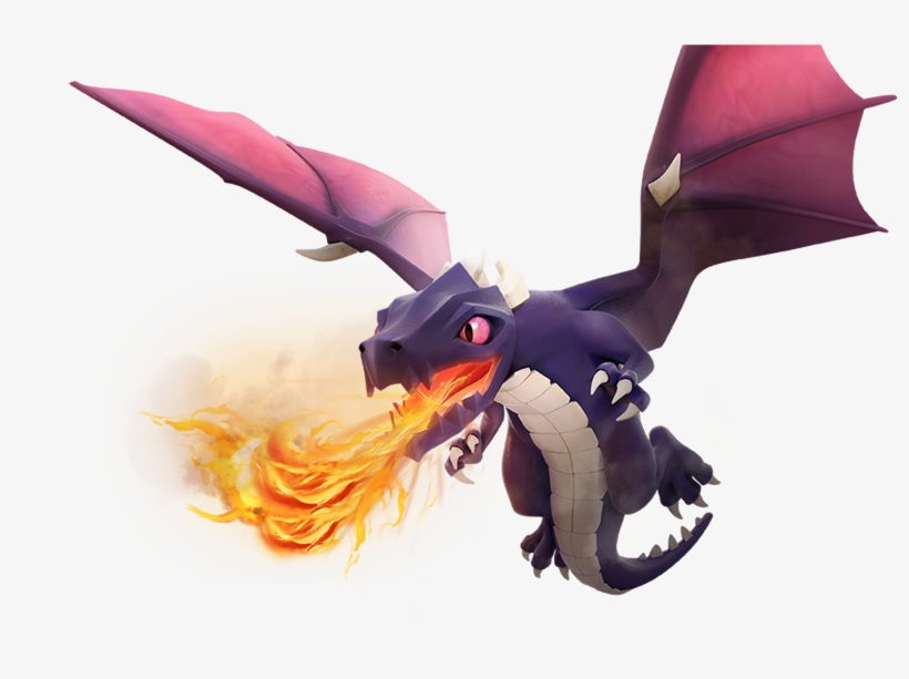 Dragon White Background High-quality Image - Dragon In Clash Of Clans, transparent png #3945774