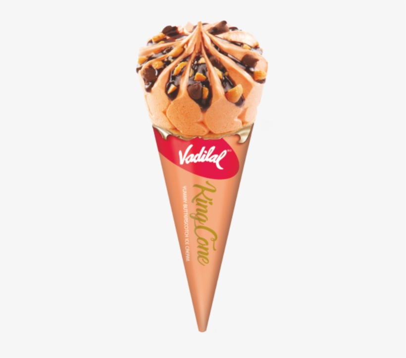 Yummy Butterscotch - Vadilal Ice Cream Cone, transparent png #3945994