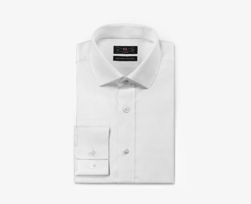 White Shirt - Custom Wedding Tuxedo - White French Cuff Linen Shirt, transparent png #3946268