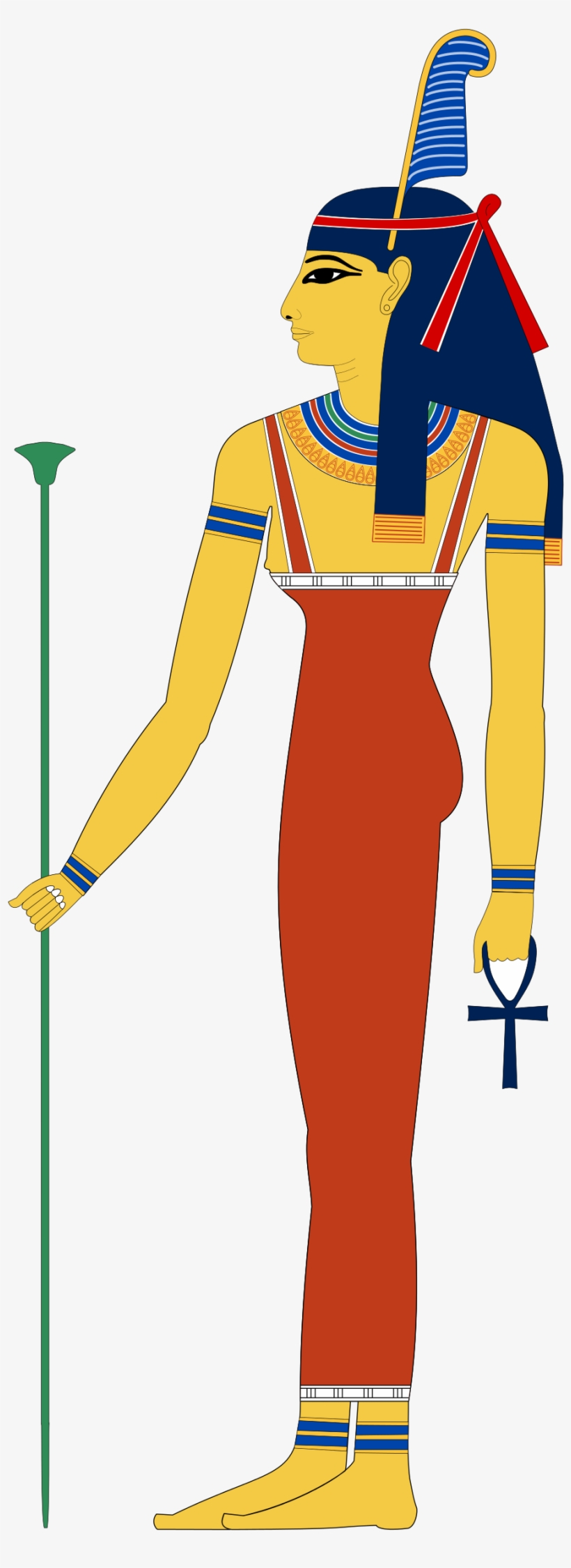 Egyptian Goddess, transparent png #3946643