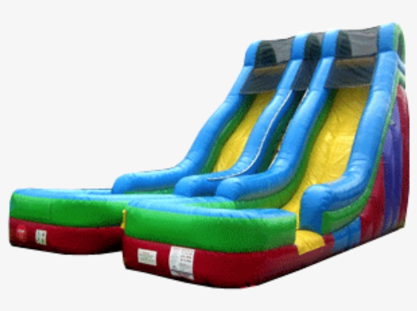 20 Foot Duel Water Slide - 1 Stop Party Shop & Catering, transparent png #3946980
