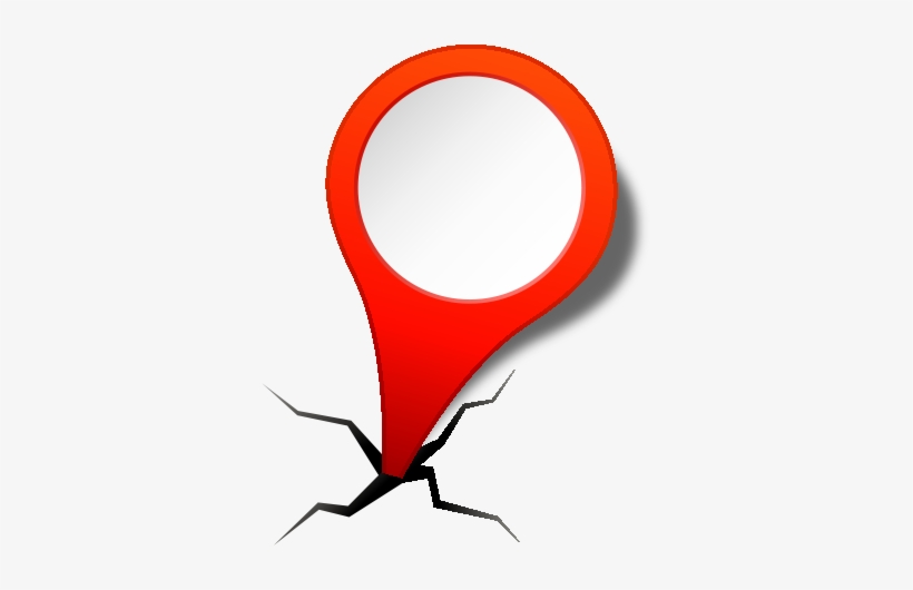 Location Map Pin Red2-1 - Maps Icon Red Png, transparent png #3947190