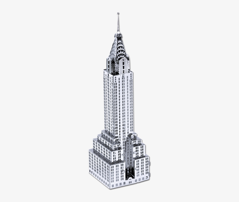 Chrysler Building - Metal Earth 3d Metal Model - Chrysler Building, transparent png #3947433