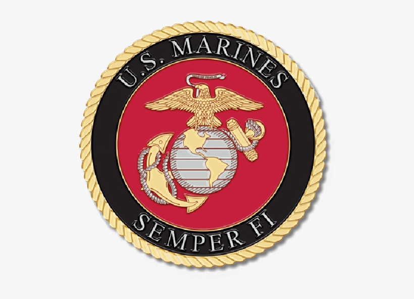Us Marines Semper Fi Medallion - Marine Corps League, transparent png #3947487