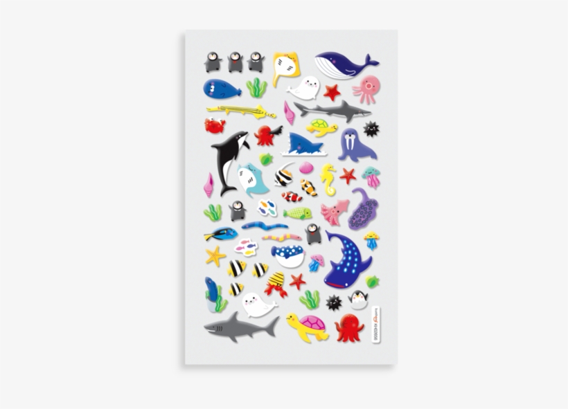 Itsy Bitsy Super Cute Stickers - Itsy Bitsy Stickers Under The Sea, transparent png #3947536