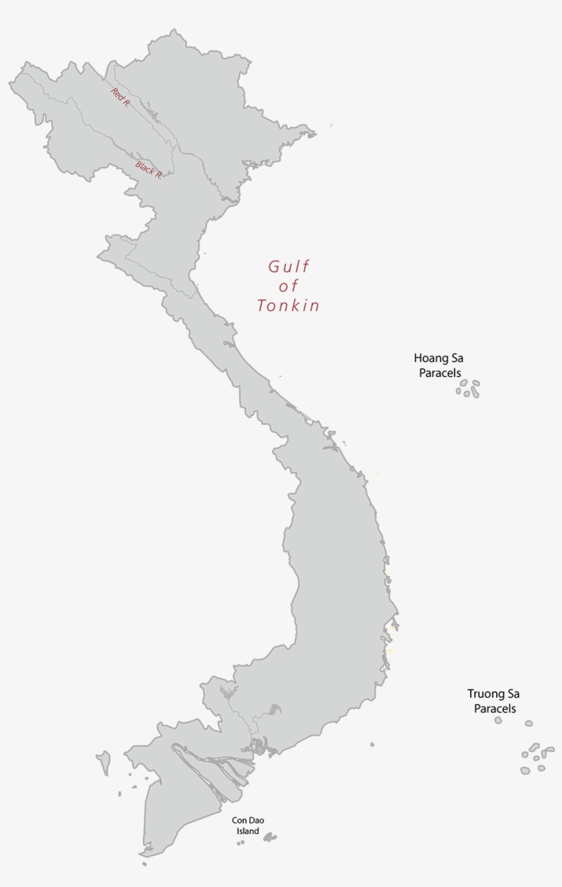 Vietnam - Vietnam Map Outline Png, transparent png #3947539