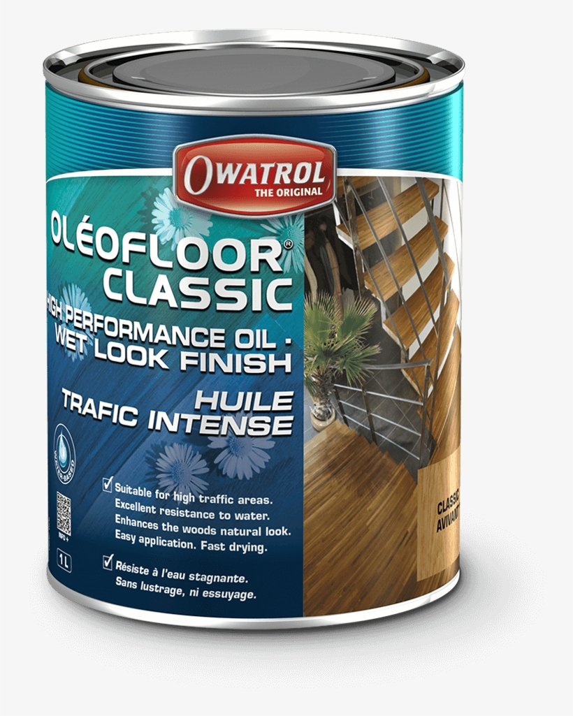 Oleofloor Classic 1l Wood Floor Oil - Oleofloor Huile Parquet Et Lambris Classic - 5 Litres, transparent png #3947659