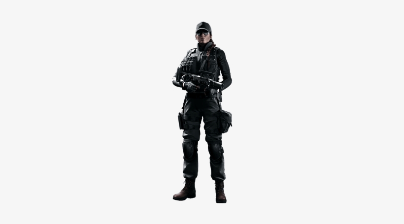 Swat Woman Officer - Tom Clancy's: Rainbow Six: Siege Pc Game, transparent png #3947862
