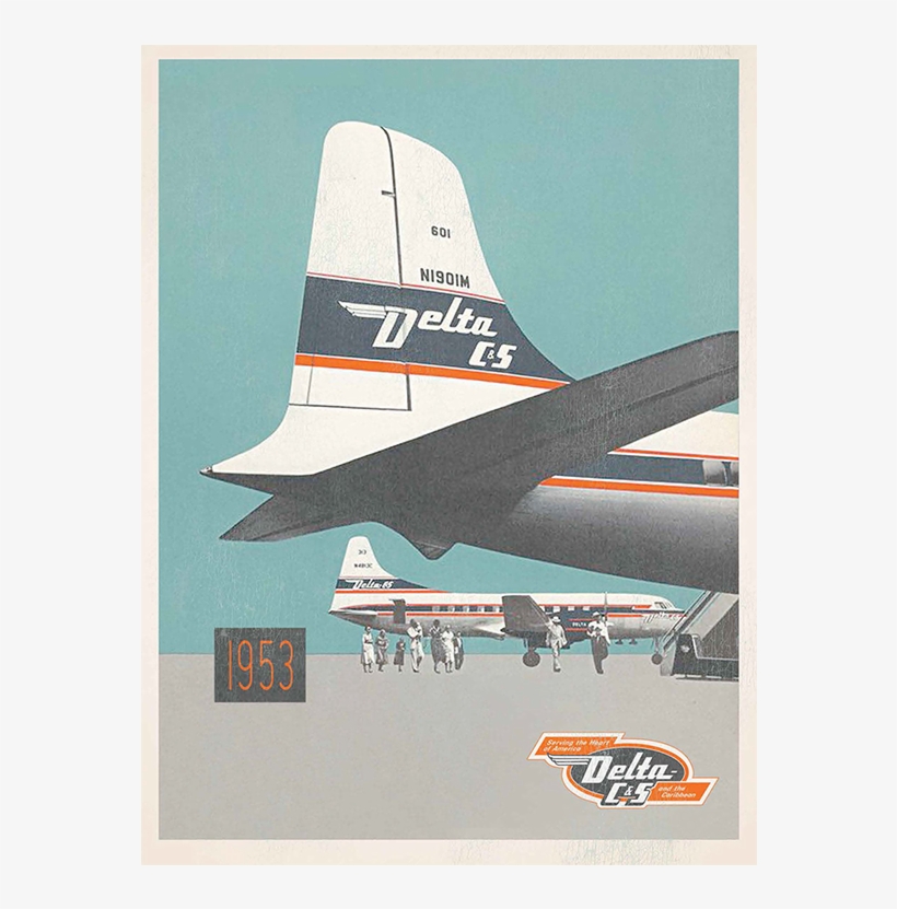 Poster-delta - Annual Report Aviation Company, transparent png #3947864