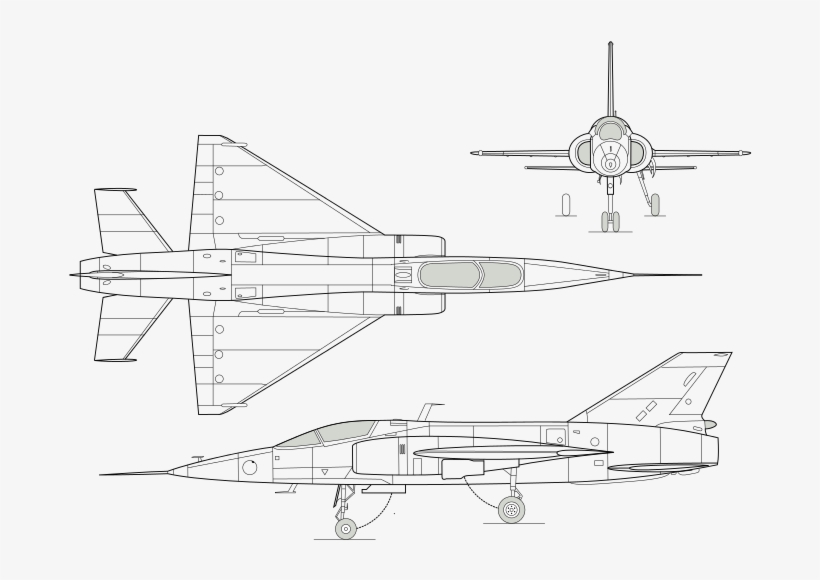 3 Side View Of The Helwan Ha 300 Delta Wing, Experimental - Hispano Aviacion Ha 300, transparent png #3948362