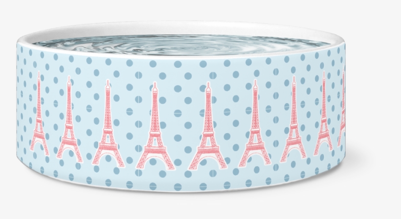 Eiffel Tower - Paris - Dog Bowl - Designhype - City - Eiffel Tower, transparent png #3948385