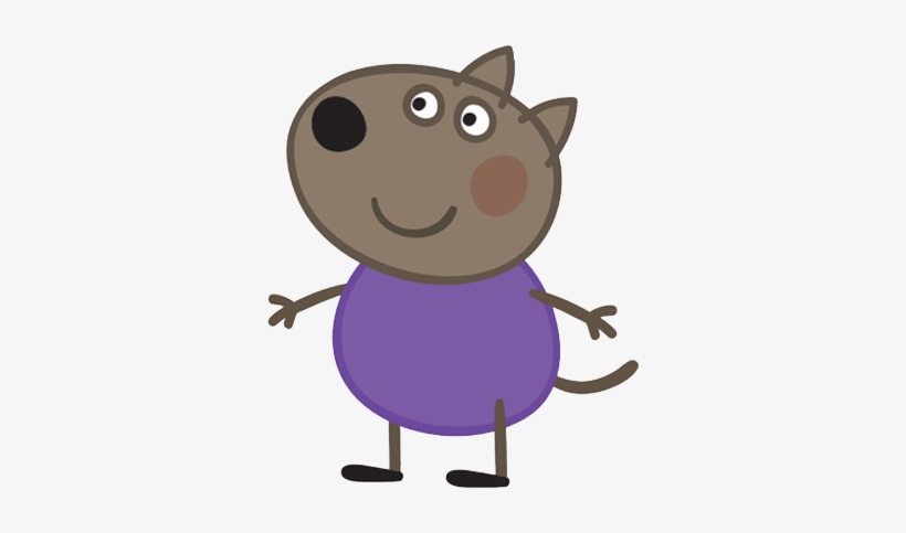 Danny Dog - Danny Dog Peppa Pig Characters, transparent png #3948585