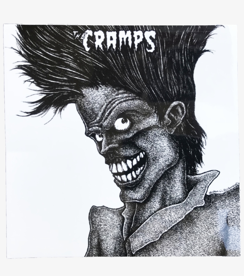 The Cramps Bad Music For Bad People Sticker - Cramps Bad Music For Bad People Vinyl Record, transparent png #3948940