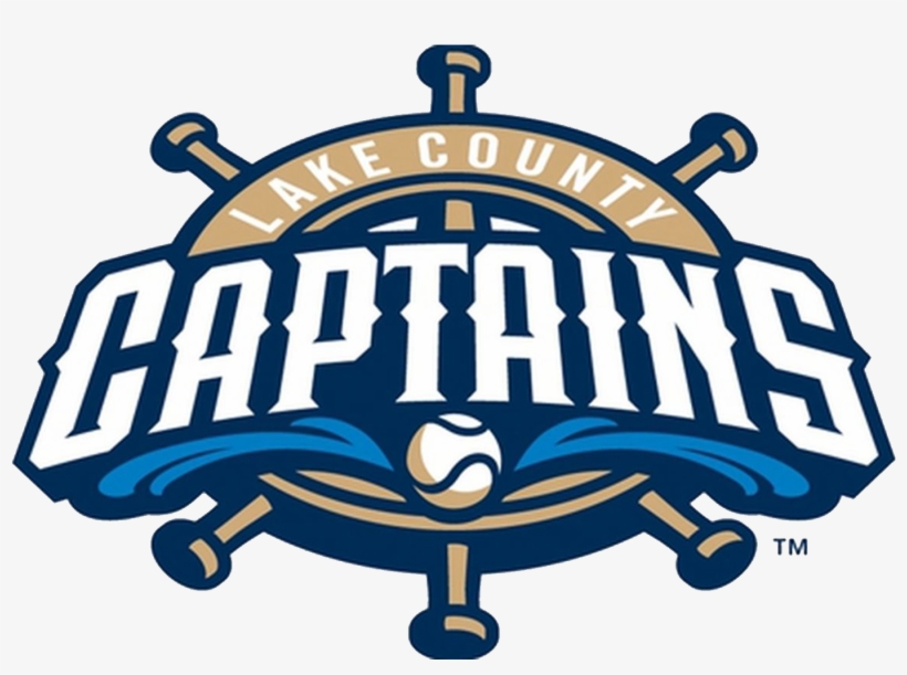 The Logo Of The Minor League Baseball Team Lake County - Lake County Captains Logo, transparent png #3948973