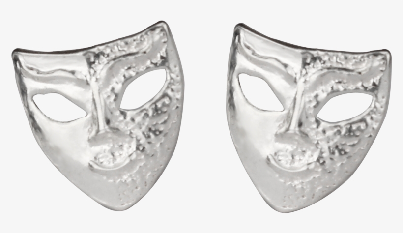 Mask ~ Sleep Without Picking Earrings 999 Sterling - Mask, transparent png #3949153