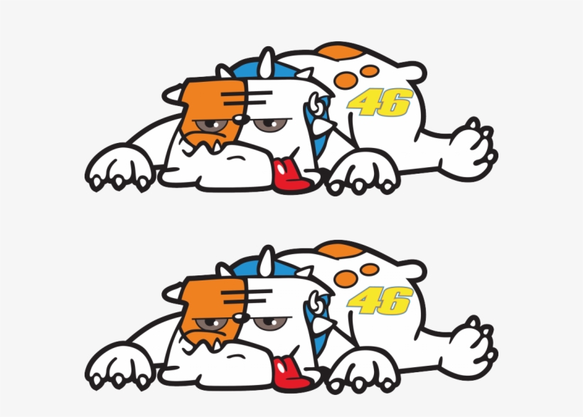 Valentino Rossi Dog - Valentino Rossi Dog Logo, transparent png #3949211