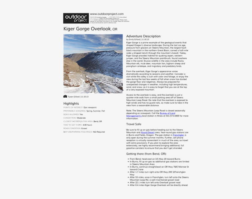 Field Guide Map - Red Rock Canyon Lake Forest Hike, transparent png #3949251