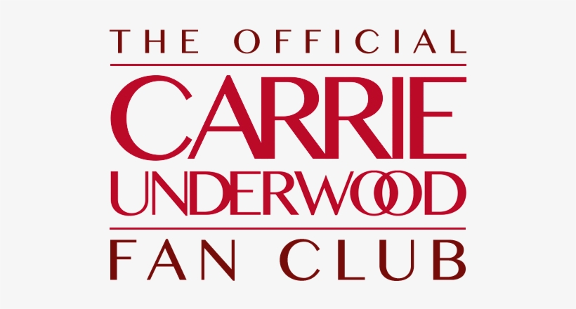 The Official Carrie Underwood Fan Club - Carrie Underwood, transparent png #3949509