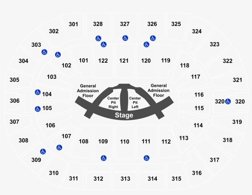 Legend - Bok Seating Chart Luke Combs, transparent png #3949691
