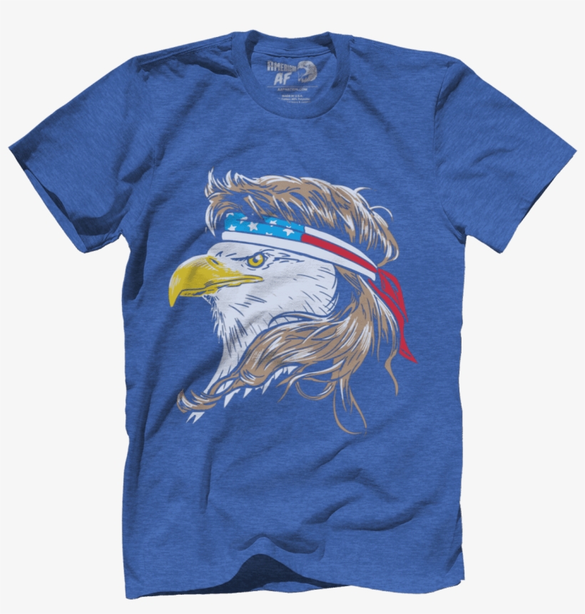 Merican Eagle - Eagle With American Flag Bandana, transparent png #3950220