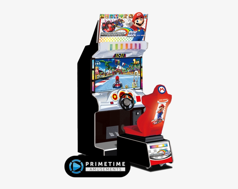 Mario Kart Arcade Gp Dx By Bandai Namco - Mario Kart Racing Arcade, transparent png #3950222