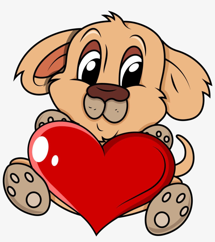 Png Transparent Library Biggie Drawing Heart - Perrito Con Un Corazon Para Dibujar, transparent png #3950387