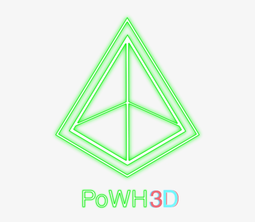 An Image Of Proof Of Weak Hands 3d Logo - Powh3d, transparent png #3950879