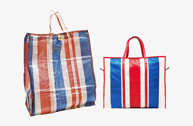 Balenciaga Red White Blue Bag PNG Image 