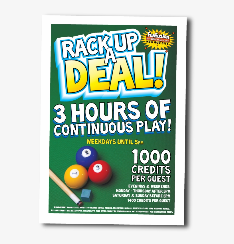 New Roc Rack & Cue - Pool, transparent png #3951249