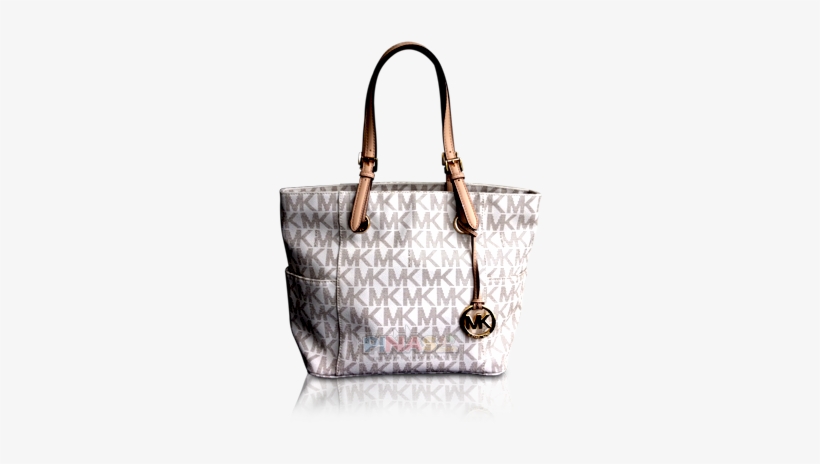 Mk Shoulder Bag White - Michael Kors Jet Set Vanilla Chain Item 30s5gtcm3b, transparent png #3951606