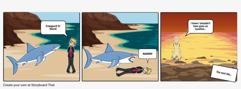 Shark Bite - Cartoon, transparent png #3951943