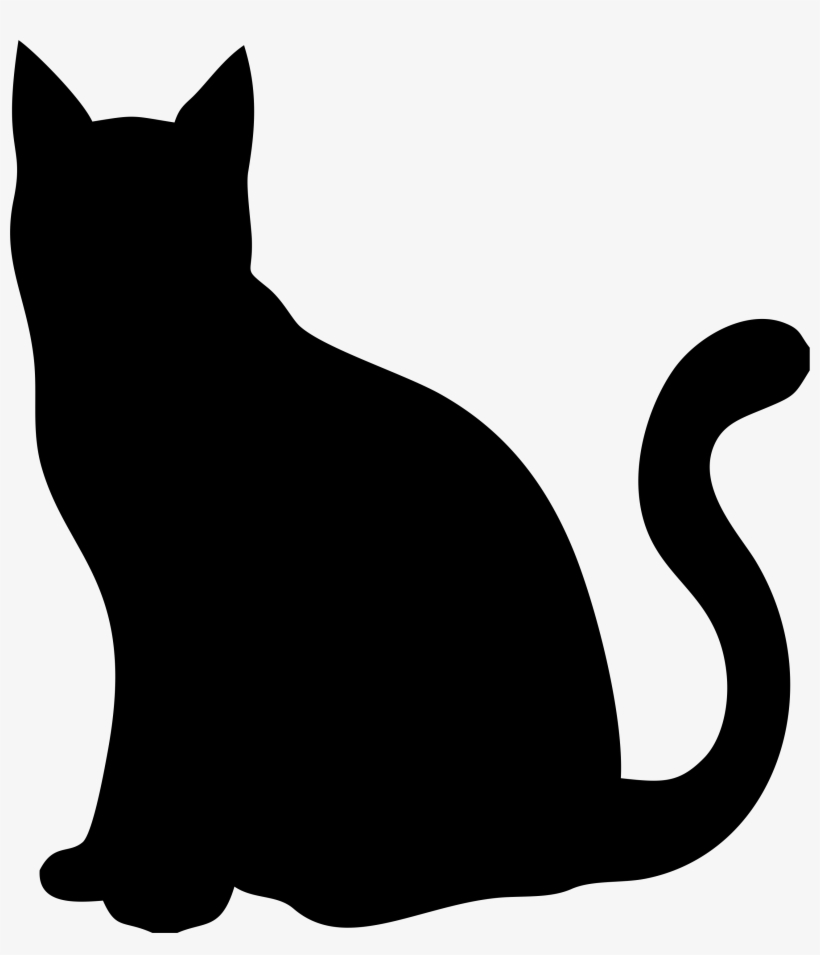 Pin By Nazkedi Taşpınar On Cat Art - Cat Silhouette, transparent png #3951949