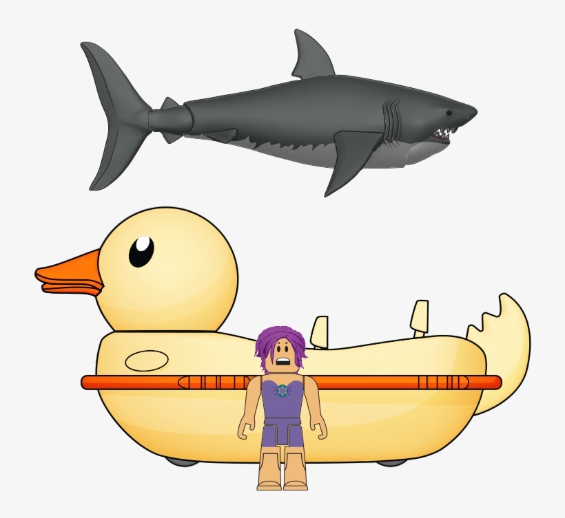 Sharkbite Duck Boat - Shark, transparent png #3951992