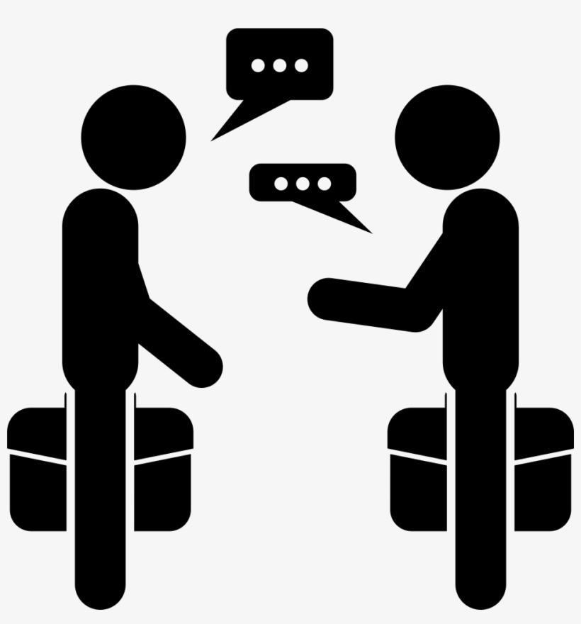 Png File - Two People Talking Icon Png, transparent png #3952813