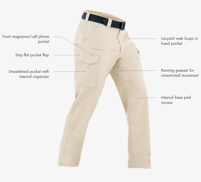 Product Components - First Tactical Tactix Series Tactical Pants Khaki, transparent png #3952880