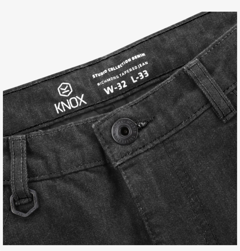 Knox Richmond Mens Denim - Black Jeans Motorcycle S, transparent png #3953011