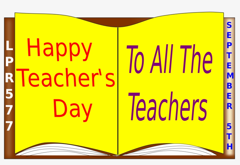 This Free Icons Png Design Of Teacher's Day Wishes, transparent png #3953209