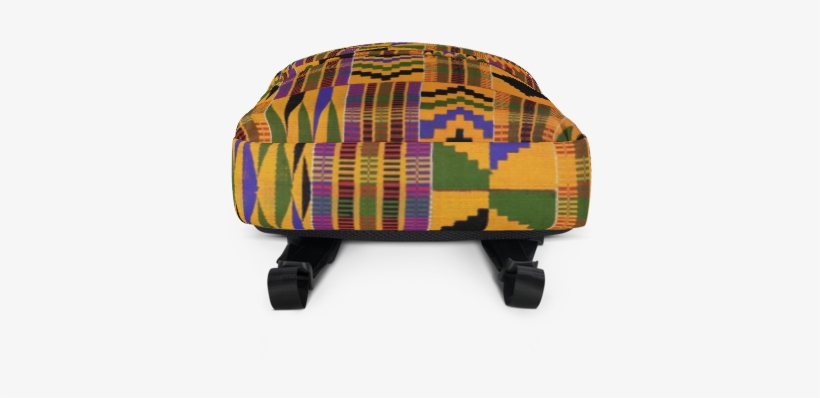 King T'challa / Black Panther Kente Pattern Backpack - Backpack, transparent png #3953366