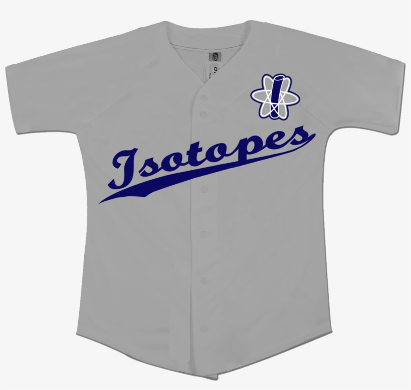 Isotopes Jersey - Springfield Isotopes Baseball Jersey, transparent png #3953834